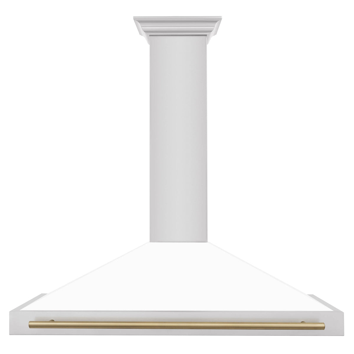 48 Stainless Steel Range Hood with White Matte Shell U964