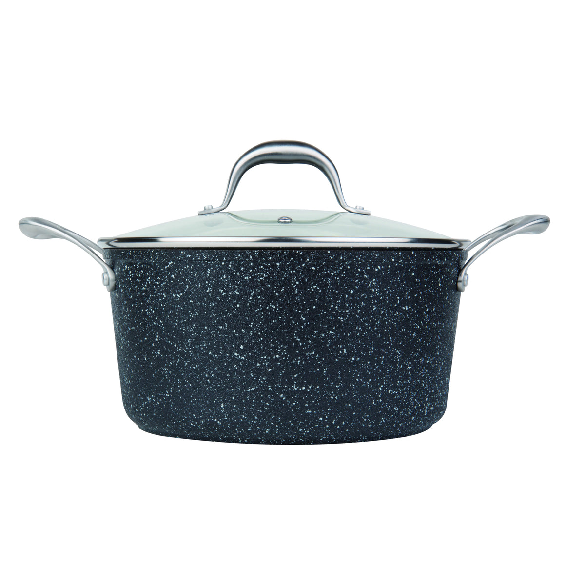 5 qt. Non-Stick Cast Aluminum Stock Pot with Glass Lid U620