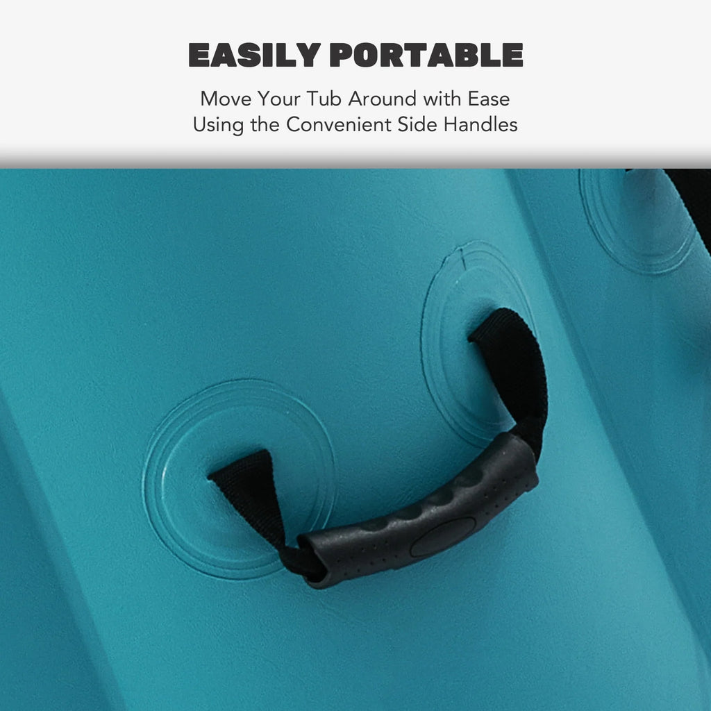 4 Person Inflatable Hot Tub Pool with Massage Jets G744179
