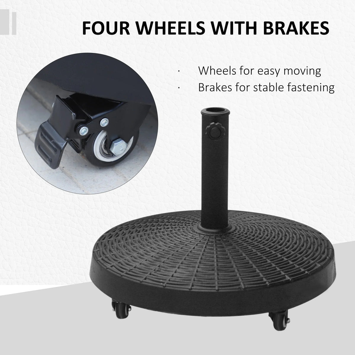 Black Umbrella Base L10711