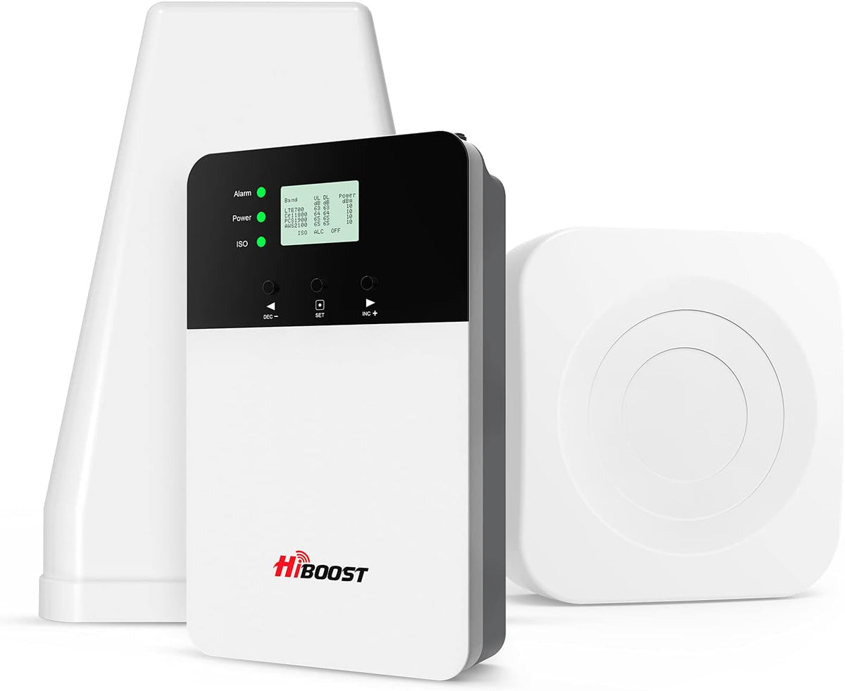 Cell Phone Signal Booster with 2 Indoor Antennas, 4G 5G LTE Data X819
