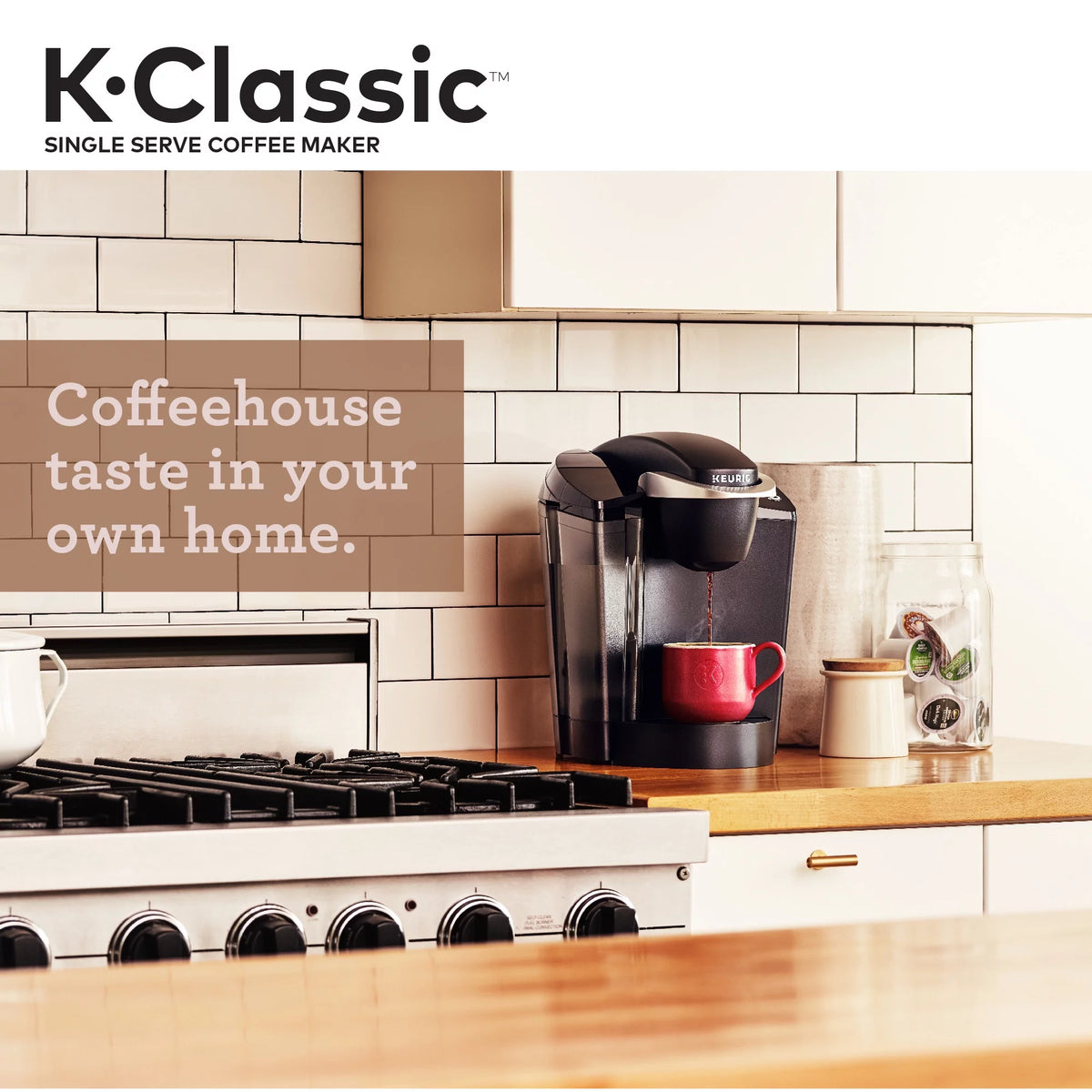 Black Single Serve K-Cup Pod Coffee Maker X5712