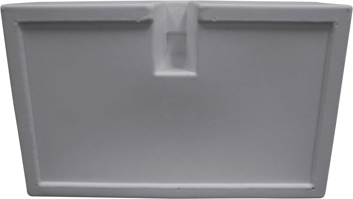 White Pontoon Bench Seat Base F72705
