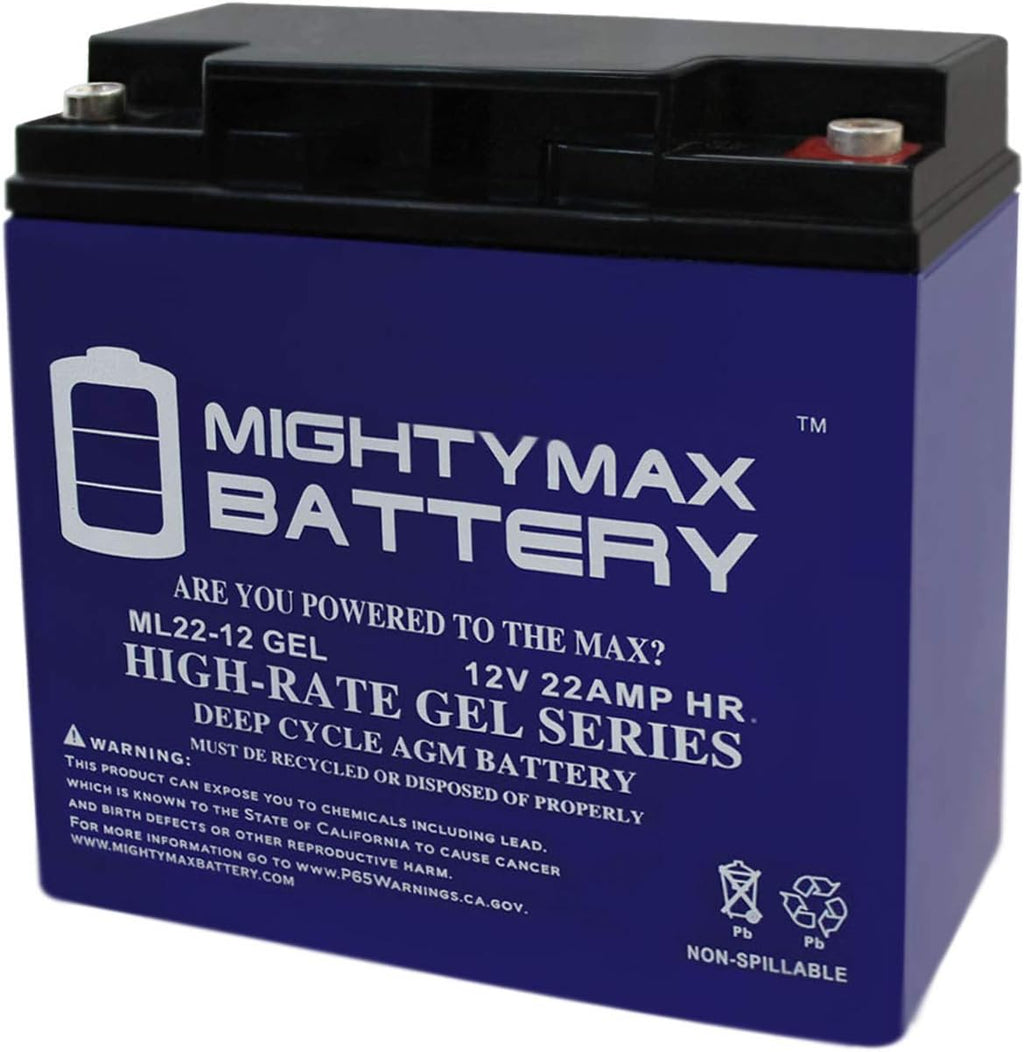 22 AH Gel Battery Pack of 2 T899
