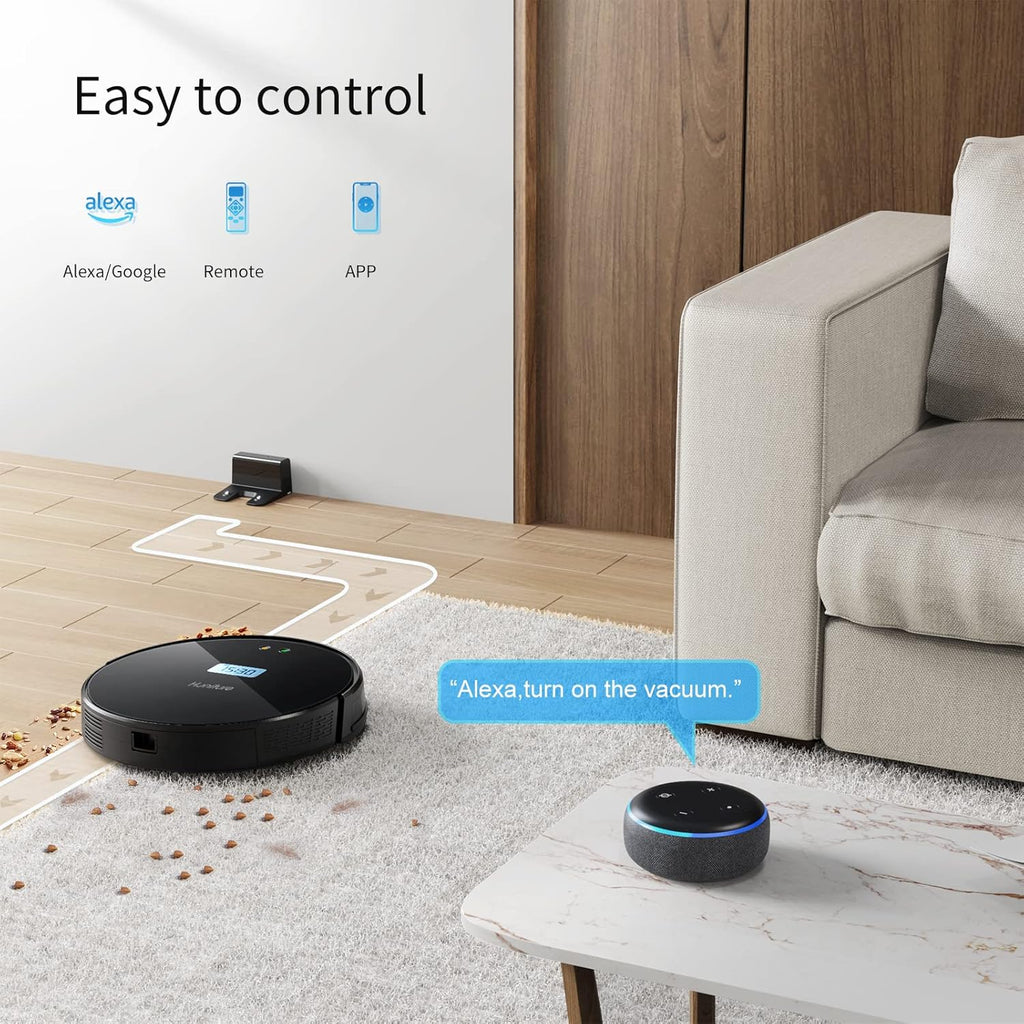 2-in-1 Robot Vacuum and Mop Combo, 2000Pa, 100mins Runtime Q36986