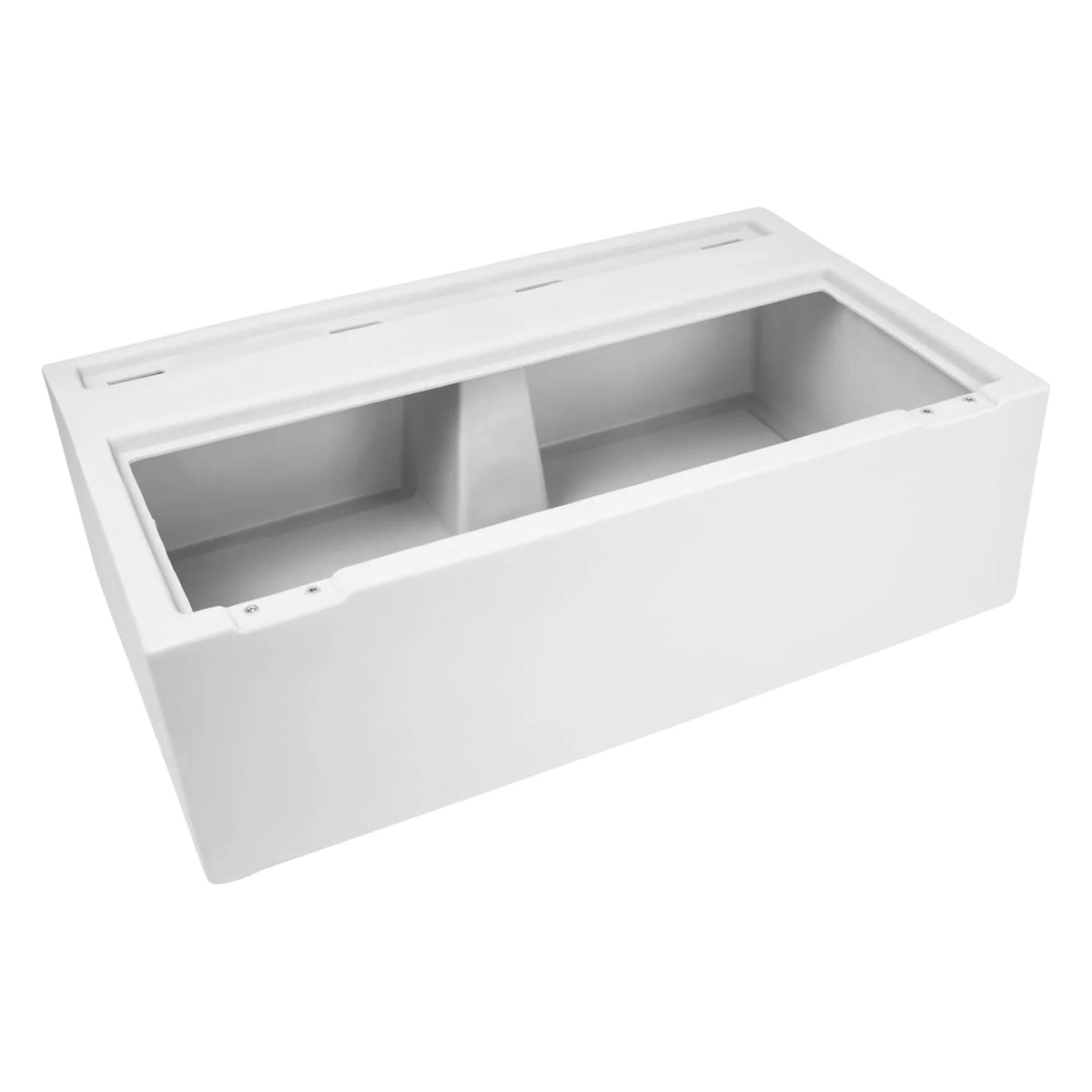 White Pontoon Bench Seat Base F72705