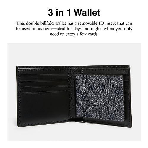 3-in-1 in Signature, Charcoal/Black, One Size C699
