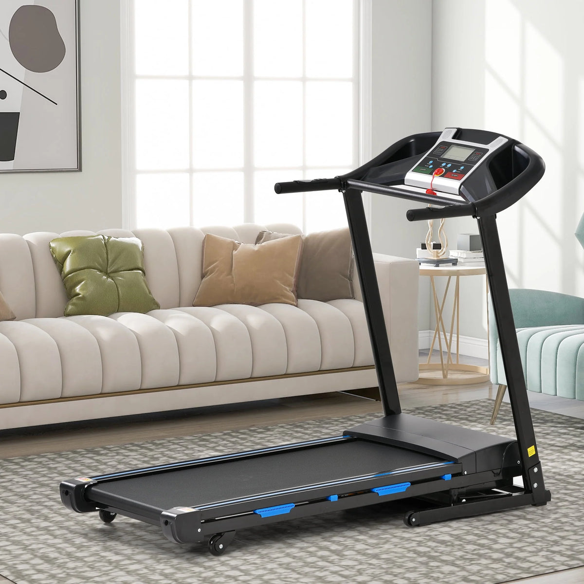 3.5HP Foldable Electric Treadmill with Incline G60931
