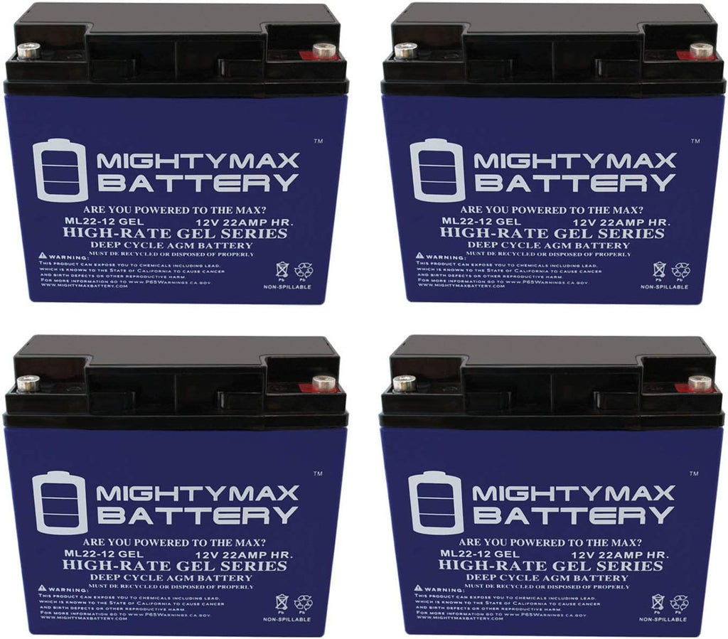 22 AH Gel Battery Pack of 2 T899