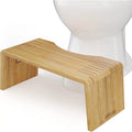 Folding Bamboo Toilet Stool 7 Inches N500392