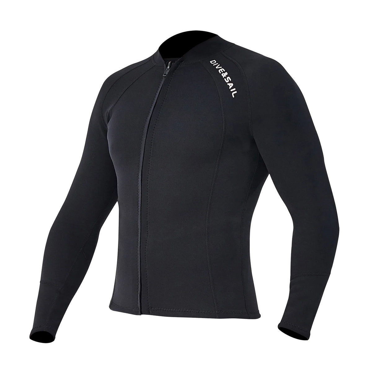2mm Neoprene Front Zipper Wetsuits Jacket Long Sleeves M2087