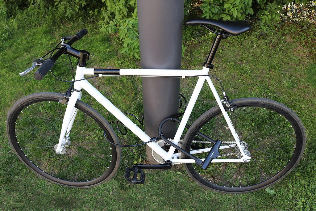 Large Bicycle U Lock with 67” Cable, Pack of 2 N11725