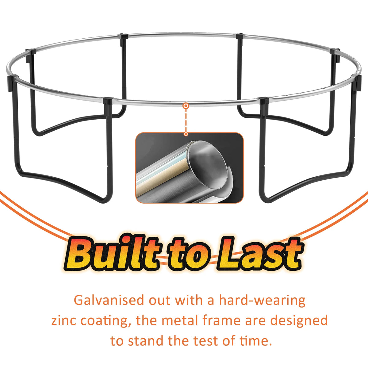 10FT Trampoline with Basketball Hoop and Enclosure Z89418