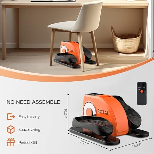 Electric Seated Leg Foot Pedal Exerciser with Remote and LCD Monitor J2843
