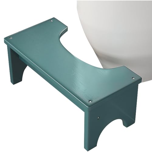 6.7" Non-Slip Wood Toilet Stool C626
