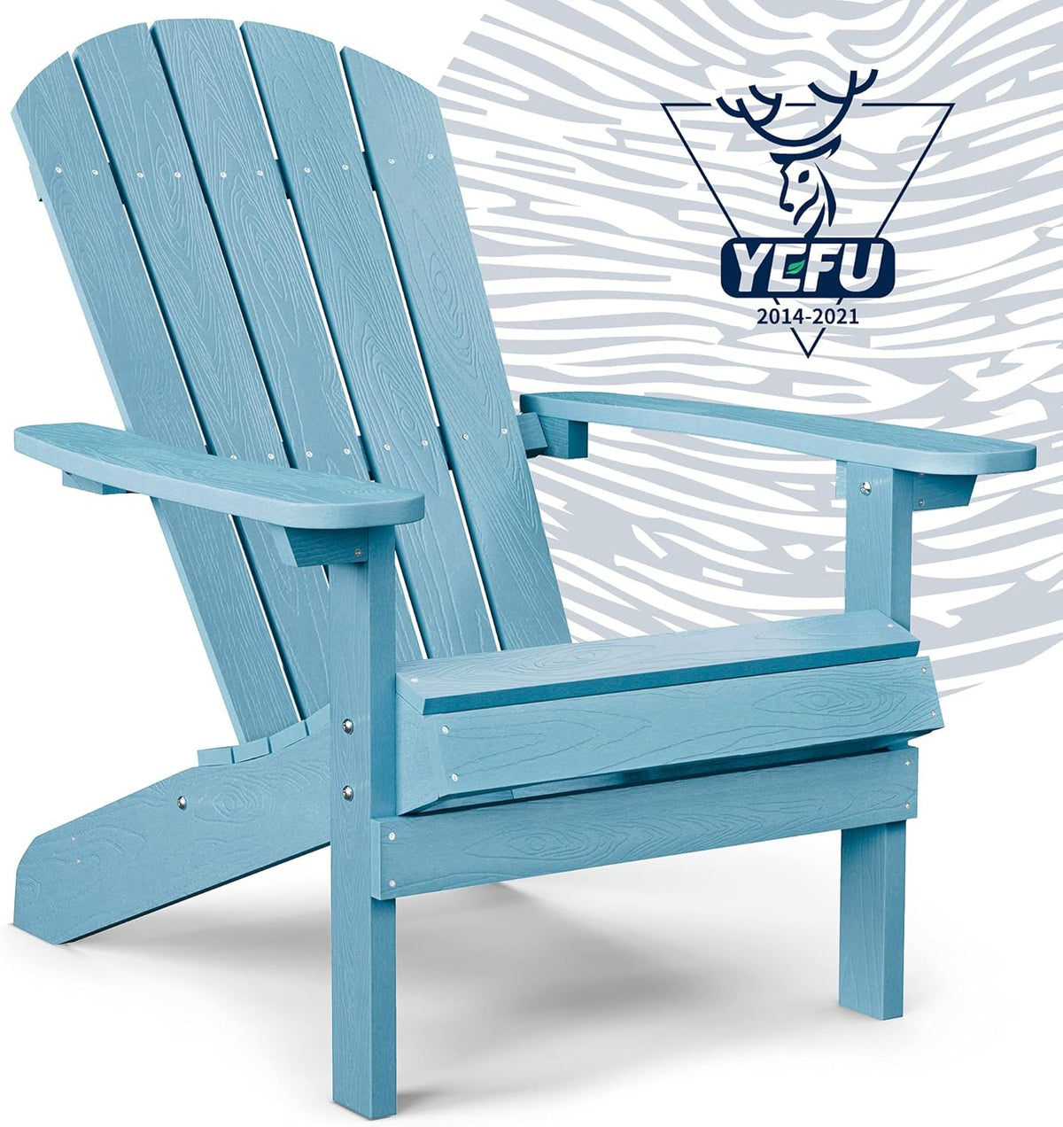 Black Plastic Adirondack Chair Z653