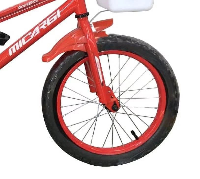 16 BMX Steel Frame Coaster Brake Bicycle with Baskets & Fenders L697