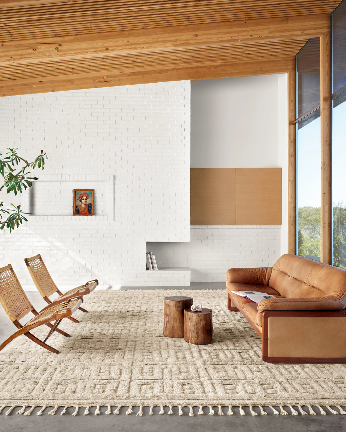 Oatmeal Sand 5'6 x 8'6 Rug A53704