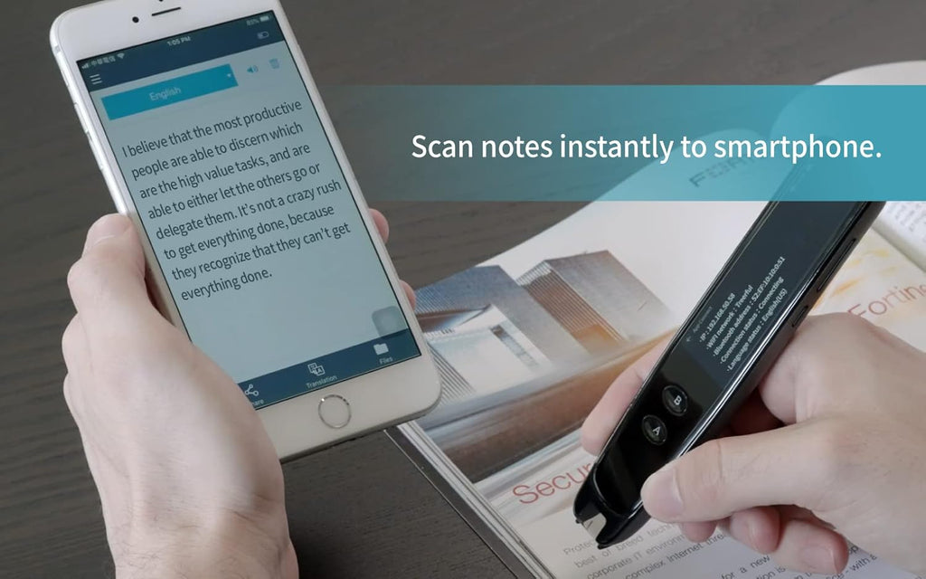 Pen Scanner with LCD Touchscreen, Pack of 2 A405116