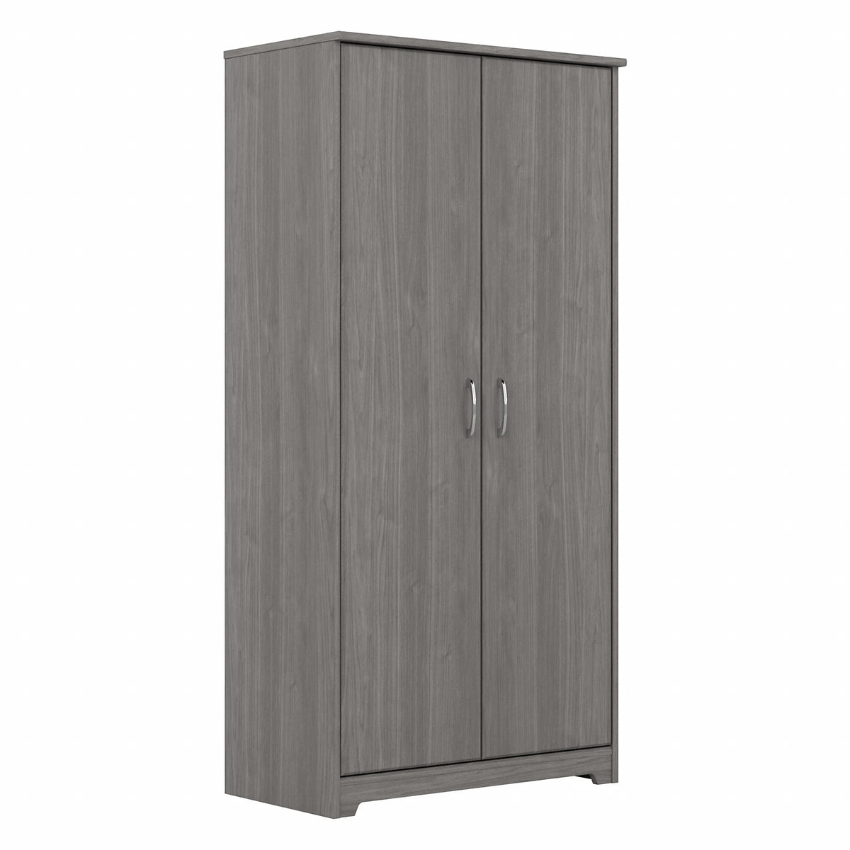 Tall Storage Cabinet with Doors in Modern Gray K447