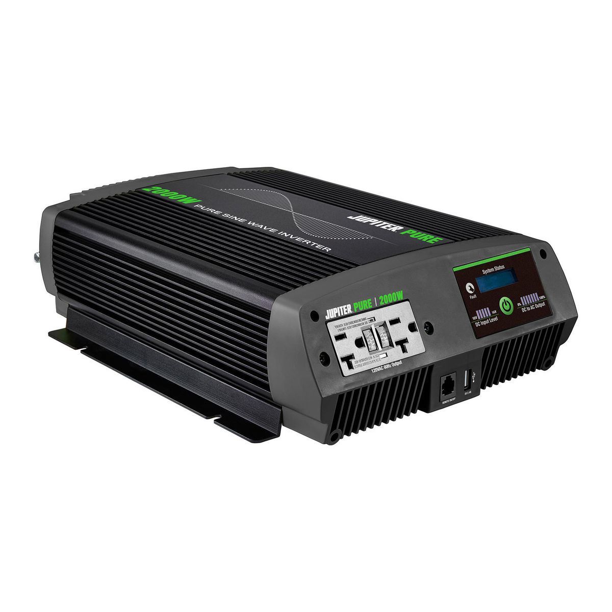 2000 Watt Continuous 4000 Watt Peak Pure Sine Wave Power Inverter W1823