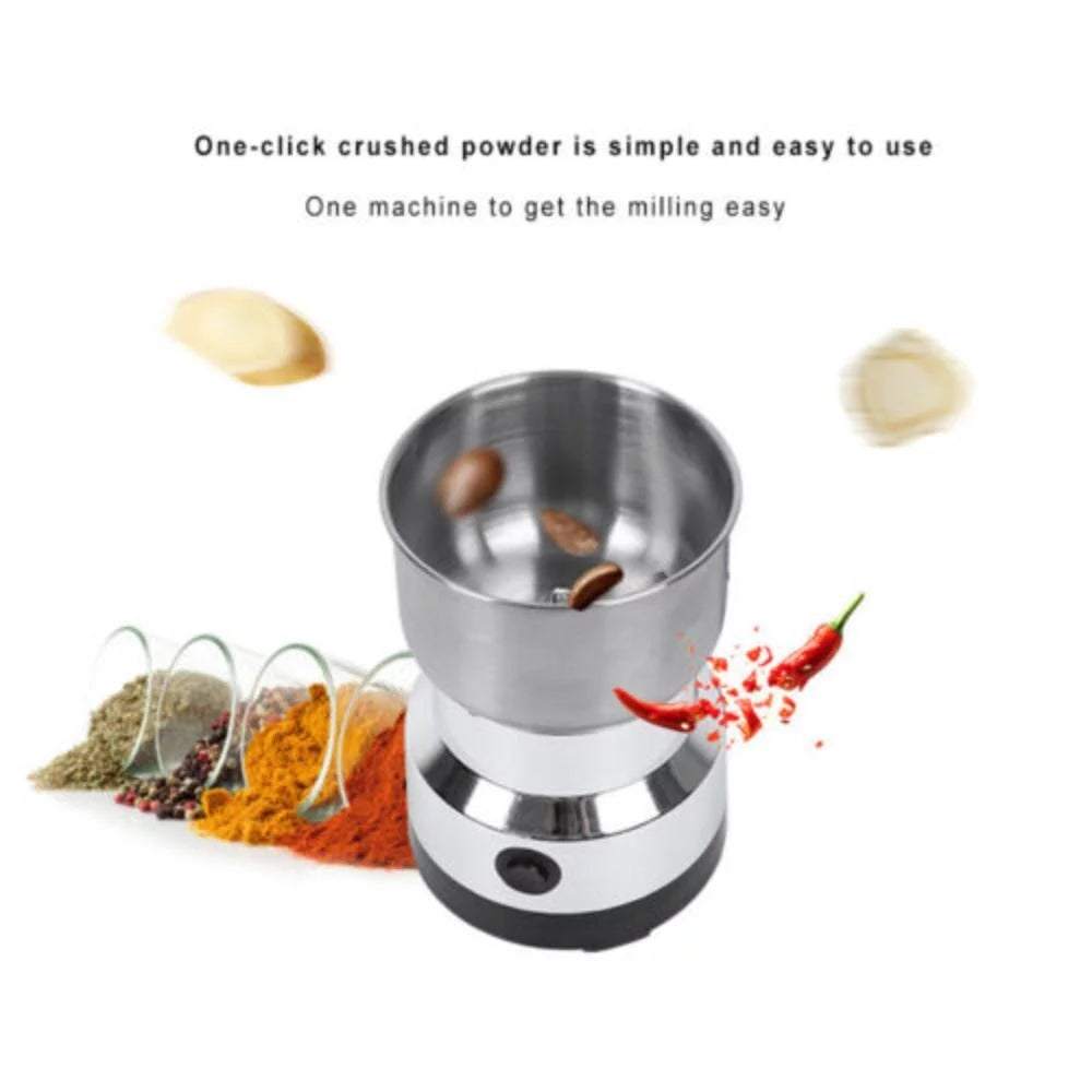 Stainless Steel Electric Coffee Bean Grinder M48706