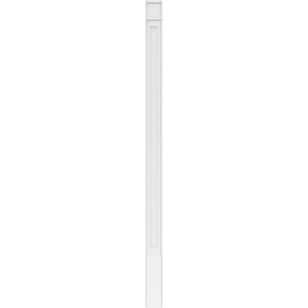 Flat Panel PVC Pilaster with Capital and Base (Pair) O5842