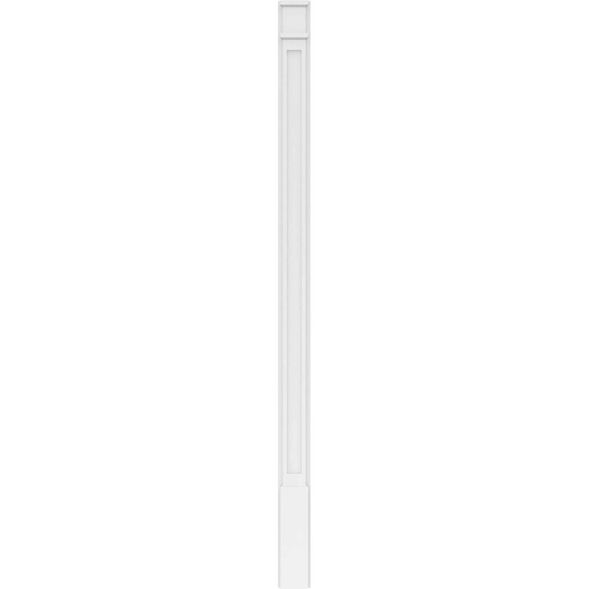 Flat Panel PVC Pilaster with Capital and Base (Pair) O5842