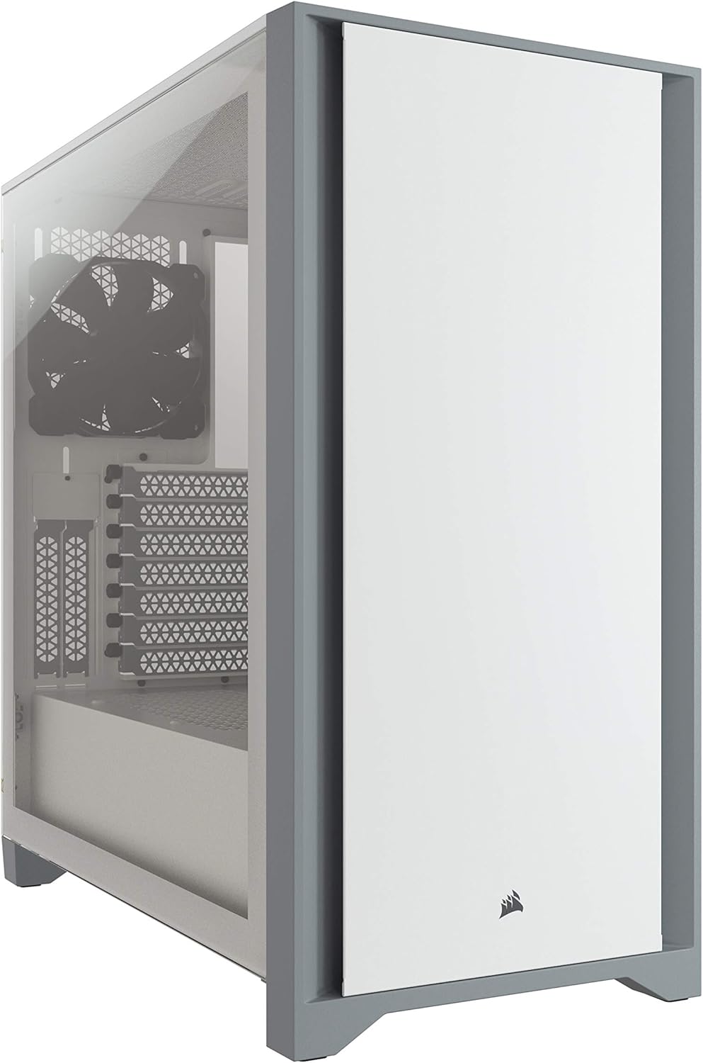 Black Tempered Glass Mid-Tower ATX PC Case L59435