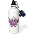 Purple People Eater Monster Sports Water Bottle, 21oz H1569