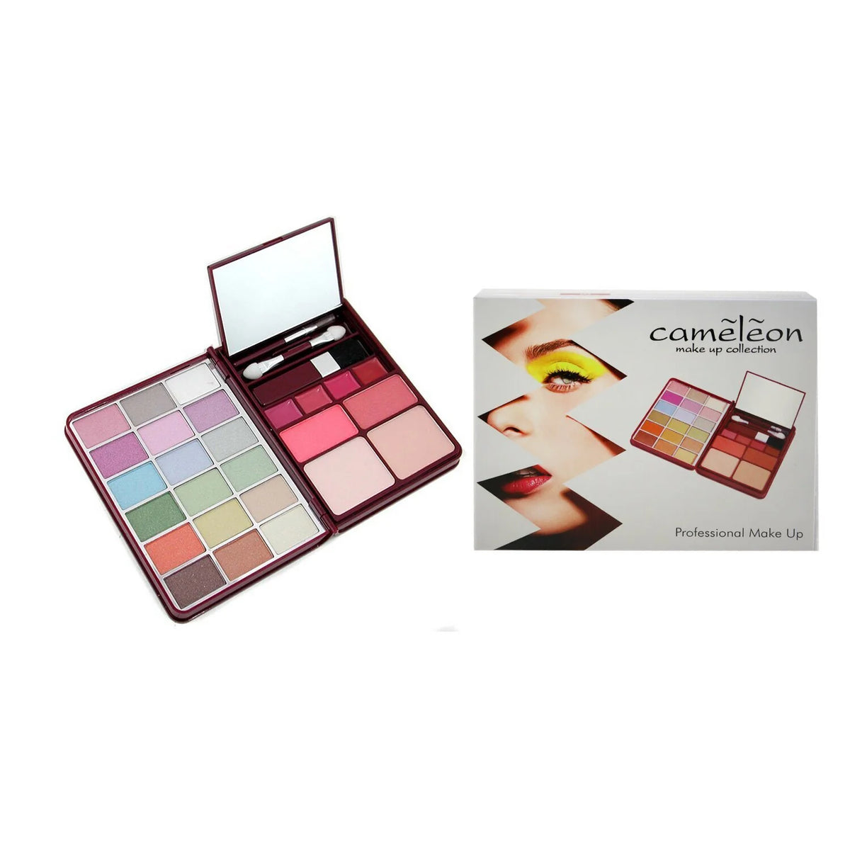 MakeUp Kit 18x Eyeshadow 2x Blusher 2x Pressed Powder 4x Lipgloss P602123
