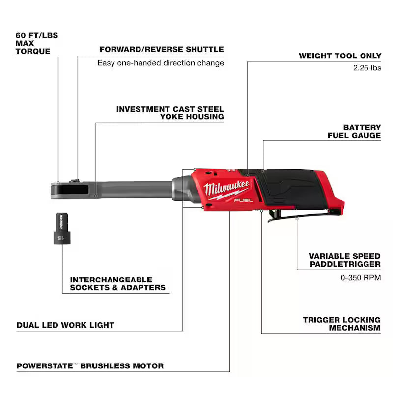 12V Lithium-Ion Brushless Cordless Ratchet Kit Q613