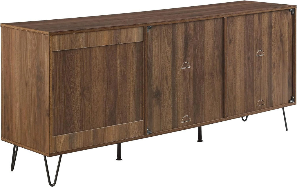 Brown Oak Record Storage Sideboard C8095