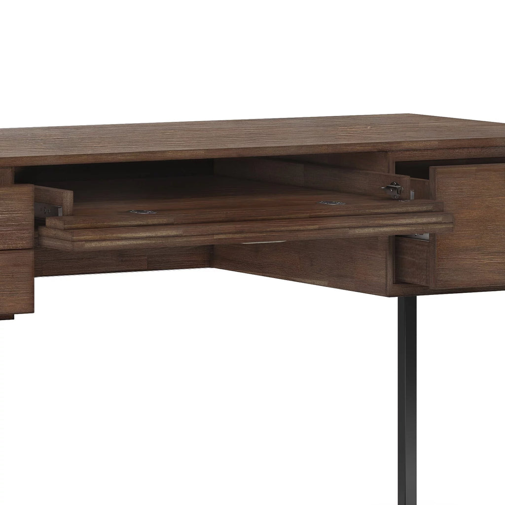 60 inch Wide Solid Acacia Wood Desk E3838
