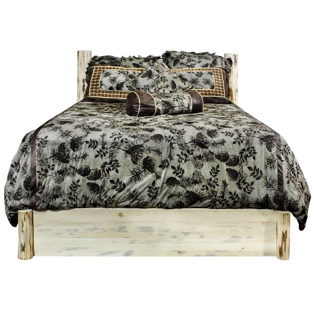 Full Platform Bed with Storage J46322