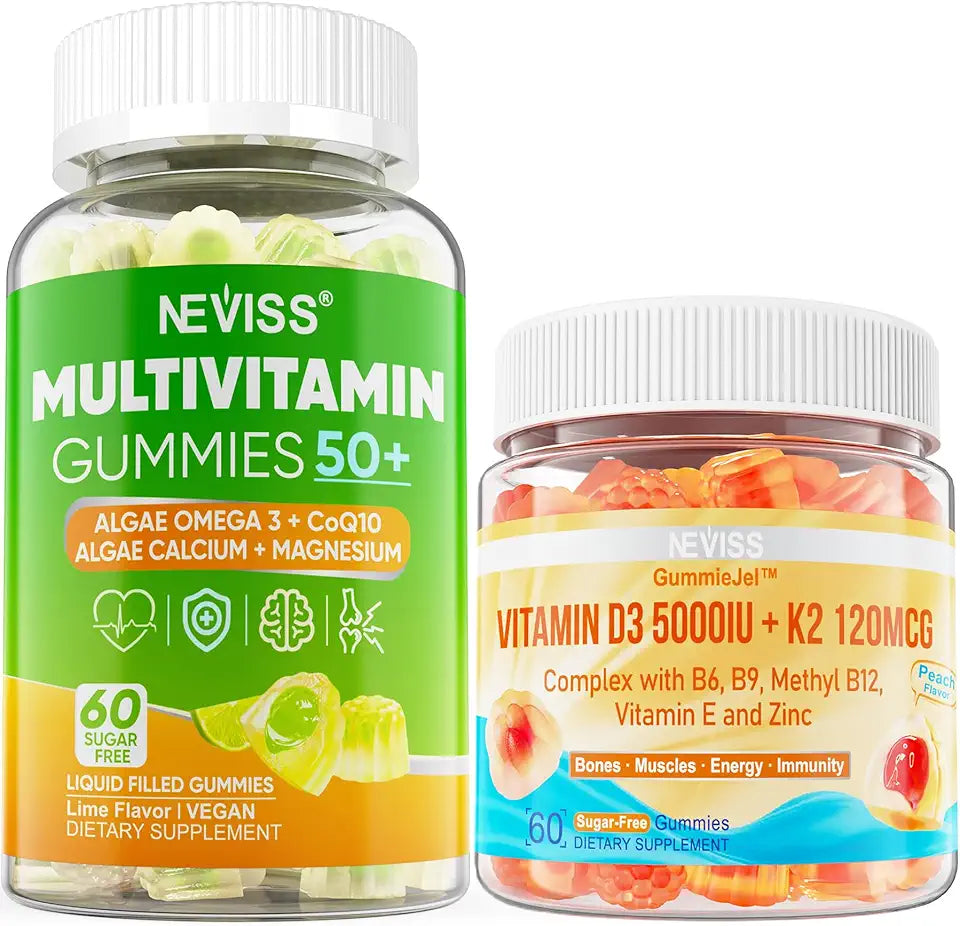 Women&Men 50+ Multivitamin with D3 5000IU K2 120mcg B1902