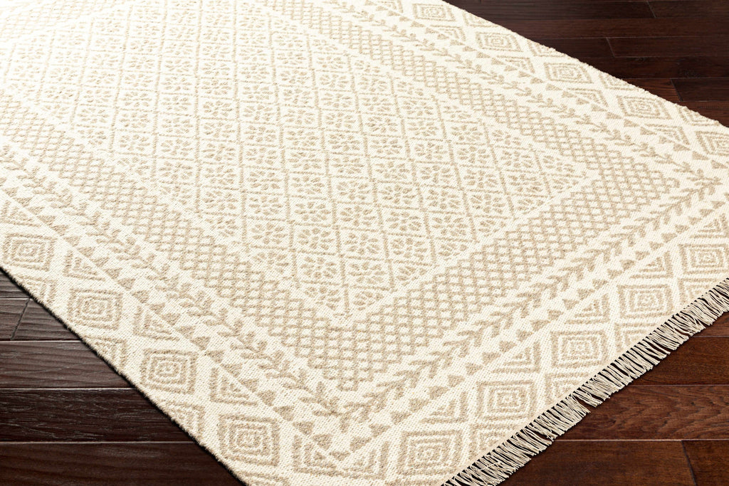 Brown Gray Wool 8' x 10' Area Rug I255