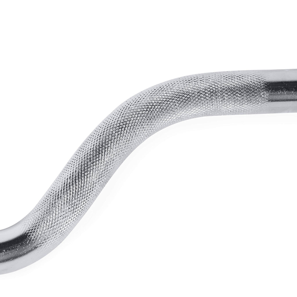 Chrome Olympic Super Curl Bar Z9130