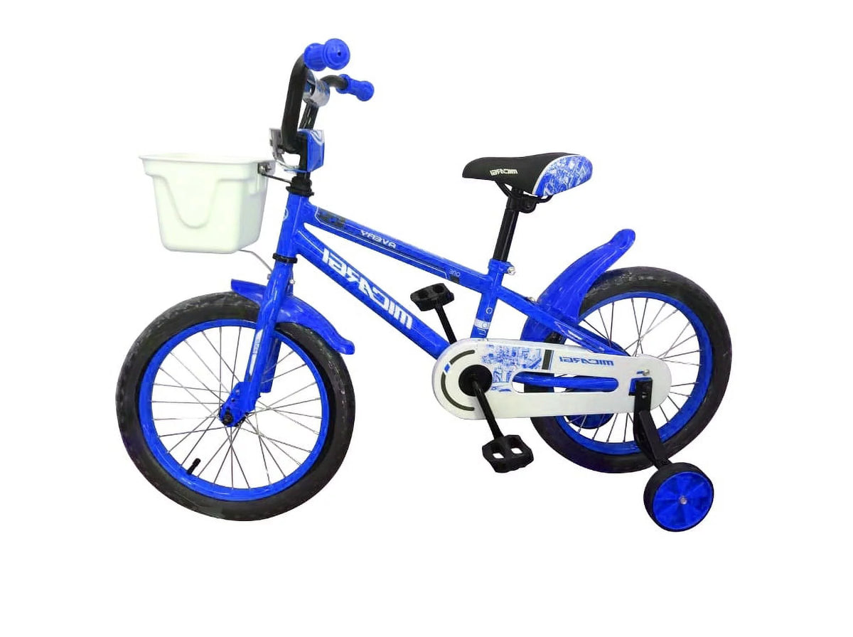 16 BMX Steel Frame Coaster Brake Bicycle with Baskets & Fenders L697