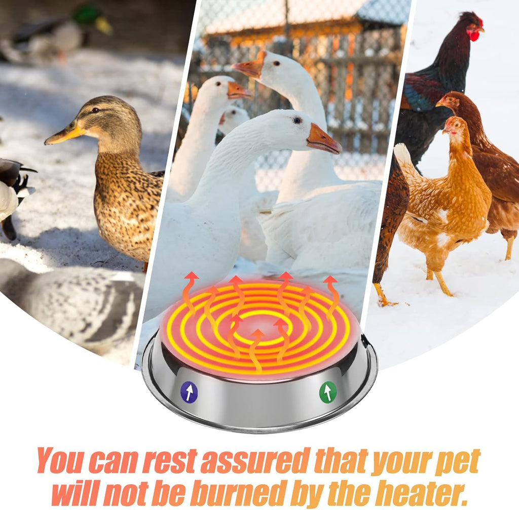 Heated Base for Poultry Waterer with 7.9ft Cable U400528