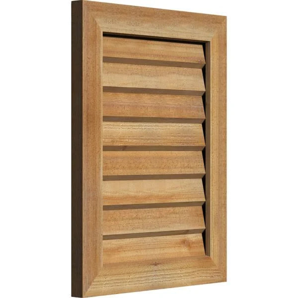 Unfinished Non-Functional Vertical Gable Vent Y85041