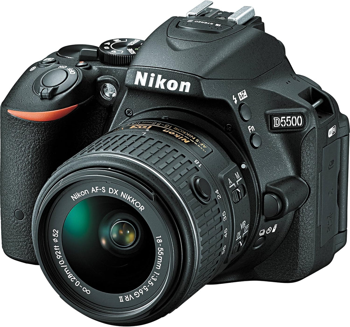 Black Digital SLR with 18-55mm Lens P137
