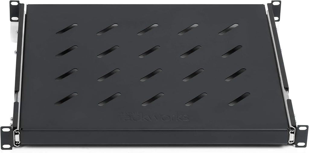 Rack Mountable Accessory Shelf 1U Size 10" Deep Pack of 2 J619534