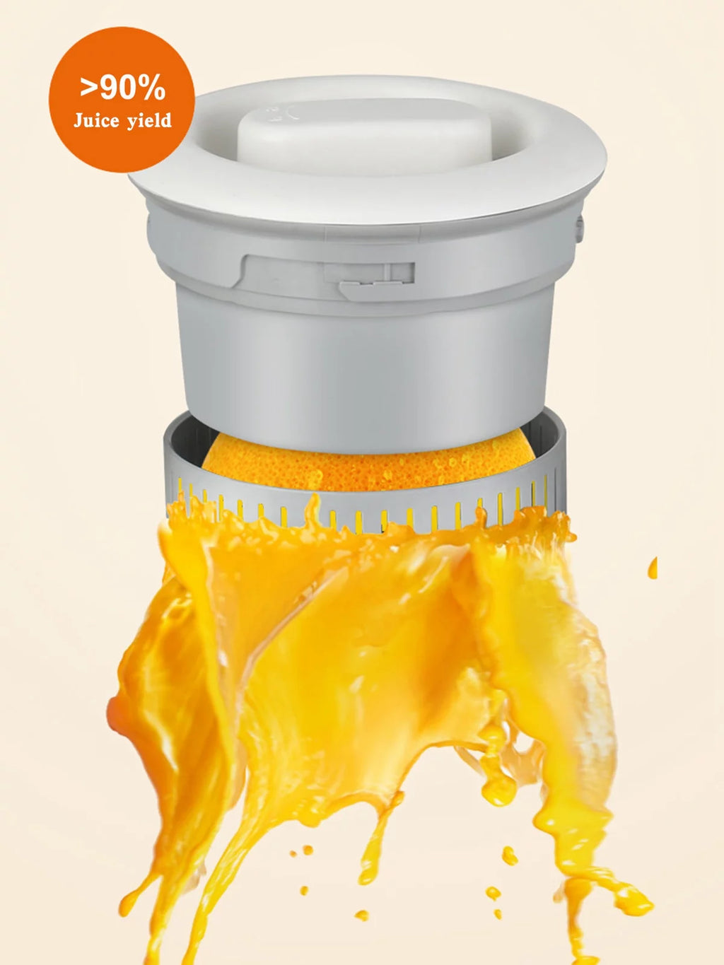 Rechargeable Electric Citrus Juicer with USB and Cleaning Brush B1280