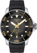 Black Rubber Automatic Watch K163