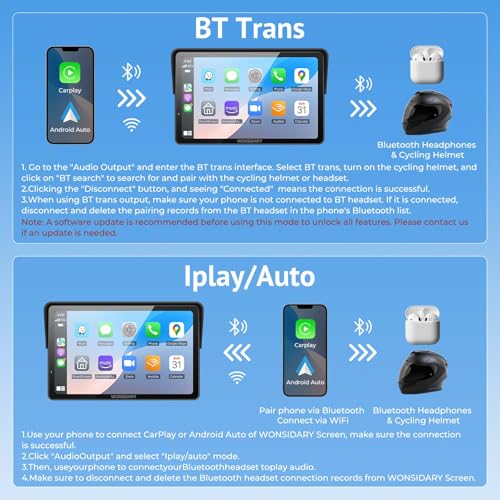 7" Waterproof Smart GPS Navigation System Screen with CarPlay and Android Auto E23969