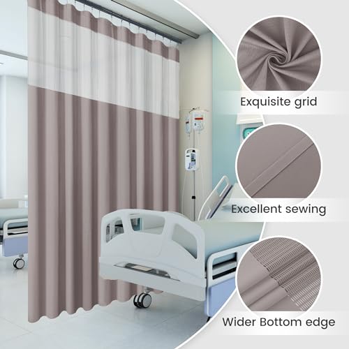 Dark Blue 9x8FT Flame Retardant Hospital Curtains P2914