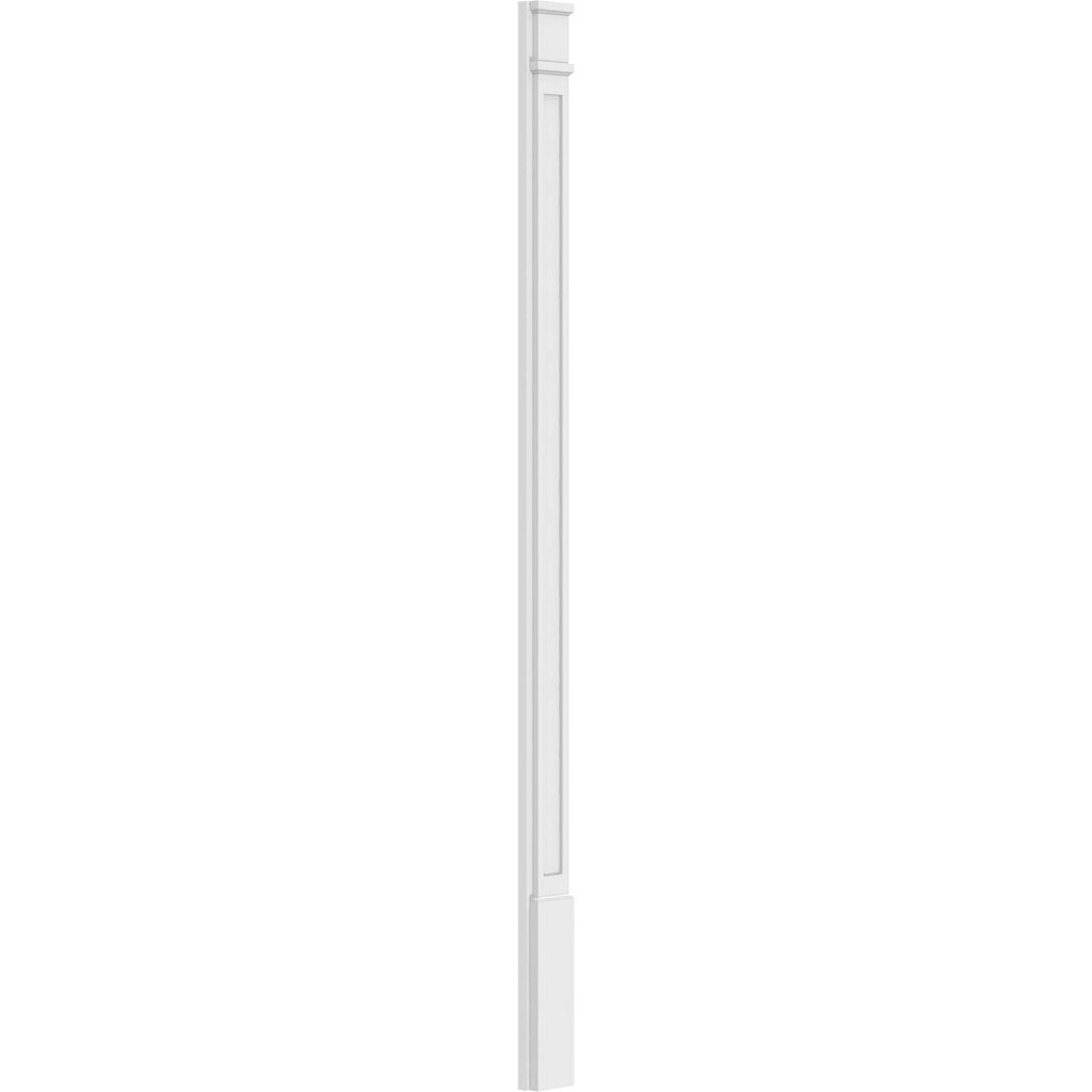 Flat Panel PVC Pilaster with Capital and Base (Pair) O5842