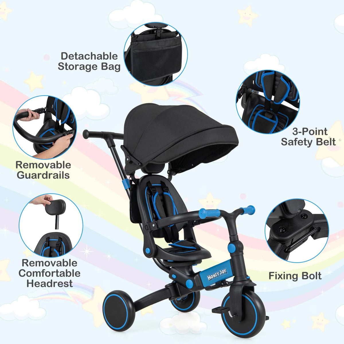 Folding Tricycle for Toddlers A17430