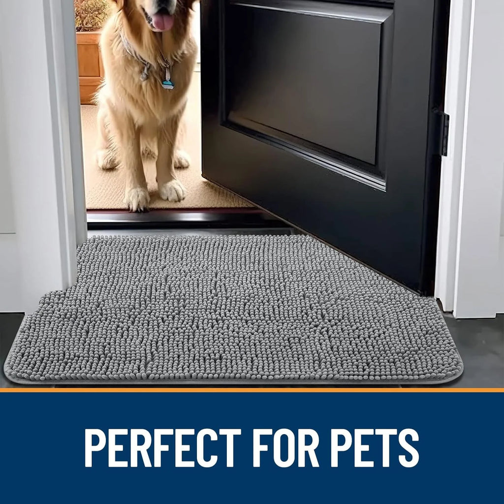 Non-Slip Washable Microfiber Door Mat M58825